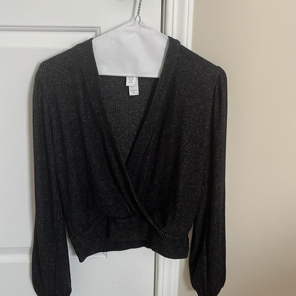 Plunging V sweater